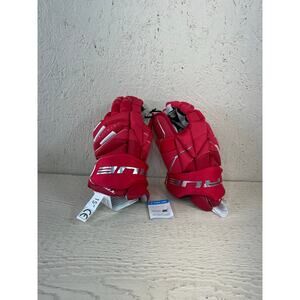 Red Hockey Gloves